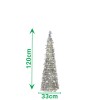 albero di natale argento slim