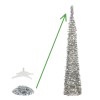 albero di natale argento elegante