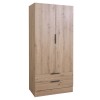 Armadio rovere artisan vista diagonale
