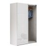 armadio doppia anta scorrevole bianco lucide, colore struttura bianco. Modello Sliding, Totò Piccinni