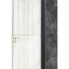 Dettaglio Armadio ante scorrevoli  in legno struttura Rovere Artisan con due ante scorrevoli, 1 Grigio Cemento e 1 a Specchio modello Sliding Totò Piccinni