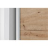 Specifica dimensioni Armadio in legno struttura Bianco con due ante scorrevoli, Rovere Artisan modello Sliding Totò Piccinni