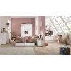 Mobile contenitore colore "Rovere Miele/Bianco Laccato" 2 ante e 2 cassetti modello Orbita Totò Piccinni 