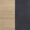 Specifica colore Mobile contenitore moderno in legno "Rovere/Grigio Antracite" 3 ante e 2 ripiani modello Nova Totò Piccinni