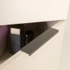 Dettaglio anta Colonna Bagno in legno colore Cashmere/Effetti Marmo Nero con 1 ante e 1 cassetto modello Armonia Totò Piccinni