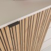 dettaglio anta cannettata Madia Cashmere/Rovere Cannettato 1 anta 3 cassetti modello Mandala Totò Piccinni