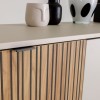 Dettaglio anta cannettata Madia in Legno Cashmere/Rovere Cannettato 2 ante modello Mandala Totò Piccinni