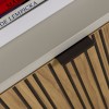 Dettaglio anta Porta TV Cashmere/Rovere Cannettato 1 anta 2 cassetti modello Mandala Totò Piccinni