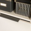 Dettaglio Colonna Bagno in Legno colore Cashmere/effetto Marmo Nero con 2 ante e 1 cassetto modello Armonia Totò Piccinni