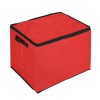 scatolone porta palle di natale in colorazione rossa. Brand Totò Piccinni