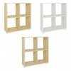 libreria scaffale in legno 4 scomparti