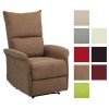 Copertina Poltrona Relax reclinabile manuale con poggiapiedi ecopelle bordeaux modello Lisbona Totò Piccinni