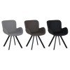 poltroncine in similpelle con gambe in metallo 3 colorazioni