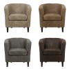 poltrona imbottita in similpelle design vintage