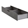 Cassettone letto in legno colore Cemento modello Sylva Totò Piccinni