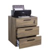 cassettiera bagno noce brera/nero chalet con cassetti aperti modello Bali Totò Piccinni