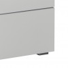 Dettaglio Cassettiera in legno colore Bianco Laccato con 4 cassetti modello Brezza Totò Piccinni
