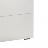 Dettaglio Cassettiera moderna in legno colore Bianco Laccato con 6 cassetti modello Brezza Totò Piccinni