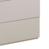 Dettaglio Cassettiera doppia 8 cassetti 4+4 Grigio Gessato/Cashmere Topmatt, modello Splendida Totò Piccinni