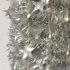 albero di natale argento moderno