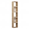 libreria in legno vista diagonale 