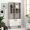 Libreria 8 vani e 2 ante con piedini in legno modello Kuba Totò Piccinni