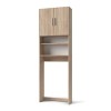 mobile per lavatrice rovere sonoma vista frontale