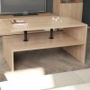 Tavolino moderno da salotto in legno colore Rovere modello Join Totò Piccinni
