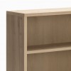 Dettaglio Libreria design in legno colore Rovere Miele con 2 ripiani modello Toronto Totò Piccinni