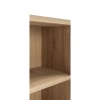 Dettaglio Libreria  in legno colore Rovere Miele con 2 ripiani modello Toronto Totò Piccinni