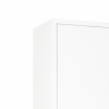 Dettaglio Armadio moderno in legno colore Bianco Laccato 2 ante e 6 vani modello Toronto Totò Piccinni