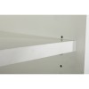 Dettaglio ripiano Libreria in legno colore Bianco Laccato 2 ante e 6 vani modello Toronto Totò Piccinni