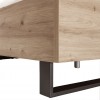Dettaglio Letto Matrimoniale Cemento/Rovere Artisan modello Sylva Totò Piccinni