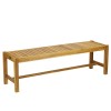 Panca in legno D'Acacia da giardino modello Bali Totò Piccinni