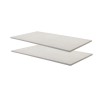 Vista diagonale Set 2 Ripiani per armadio sliding 200 Totò Piccinni