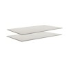 Vista diagonale Set 2 Ripiani per armadio sliding 250 Totò Piccinni