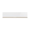 Pensile da muro  in legno colore "Bianco Laccato/Rovere Riviera" con 1 ribalta modello Orbis Totò Piccinni
