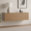 vista ambientata Pensile 1 Ribalta Cashmere/Rovere Cannettato Modello Mandala Totò Piccinni