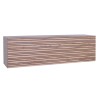 Vista diagonale Pensile 1 Ribalta Cashmere/Rovere Cannettato Modello Mandala Totò Piccinni