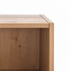 Dettaglio Pensile da salotto in legno colore Rovere Miele 3 cubi modello Kroma Totò Piccinni