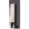 Vista ambientata Pensile in legno colore "Rovere/Grigio Antracite" 1 anta e 1 vano modello Nova Totò Piccinni