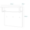 Specifica dimensioni Appendiabiti in legno colore "Cemento/Rovere Invecchiato" con 3 ganci modello Sylva Totò Piccinni