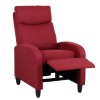 Poltroncina reclinata manuale sistema push back colore Bordeaux - MADRID Totò Piccinni