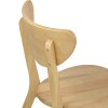 sedia legno dettaglio schienale