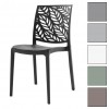 sedia moderna design impilabile in plastica polipropilene Modello Spring Totò Piccinni colorata