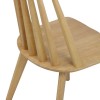 sedia moderna scandinava dettaglio schienale