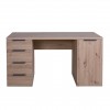 Scrivania da ufficio rovere artisan vista frontale
