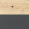 Specifica colore Scrivania da ufficio in legno colore Rovere Miele con gambe in metallo nere modello Toronto Totò Piccinni