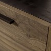 Dettaglio Scrivania da ufficio in legno colore "Noce Brera/Nero Chalet" 3 cassetti e 2 vani modello Bali Totò PiccinniScrivania da ufficio in legno colore "Noce Brera/Nero Chalet" 3 cassetti e 2 vani modello Bali Totò Piccinni