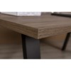 Dettaglio Scrivania per cameretta in legno colore "Noce Brera/Nero Chalet" 3 cassetti e 2 vani modello Bali Totò Piccinni